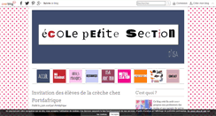 Desktop Screenshot of ecolepetitesection.com